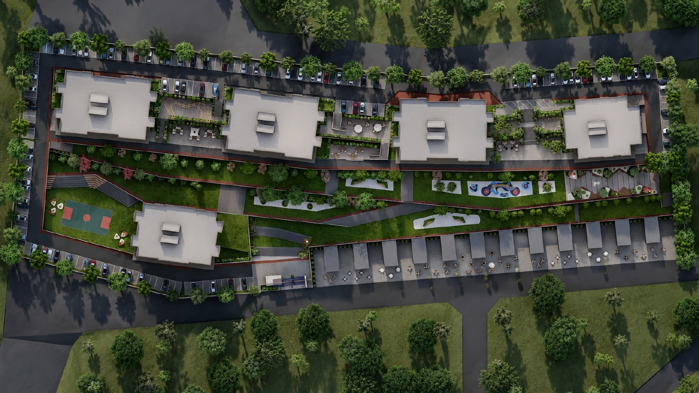 Velora City 2 - Vaziyet planı ve blok yerleşimi